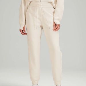 Lululemon scuba high rise jogger size 10 in white opal